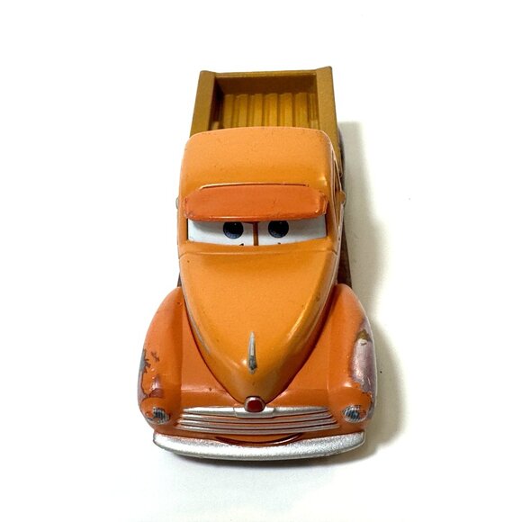 2016 Disney Pixar Cars 3 Smokey Pickup Truck Brown Toy Orange Car Vehicle - Picture 2 of 10